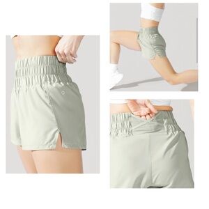 Popflex sprint shorts in ivy green - size XL